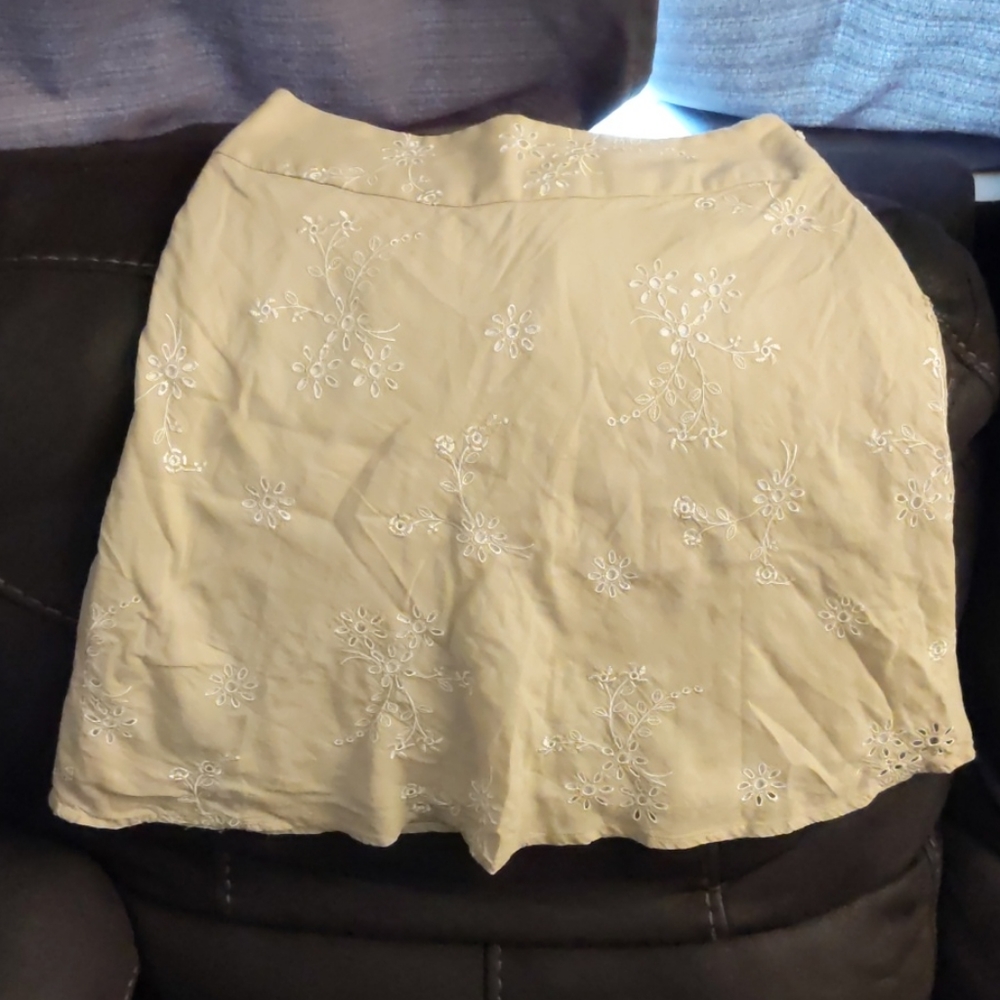 Tan Pencil Skirt